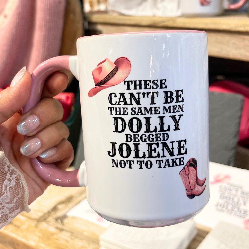 These Can't Be The Same Men Dolly Mug