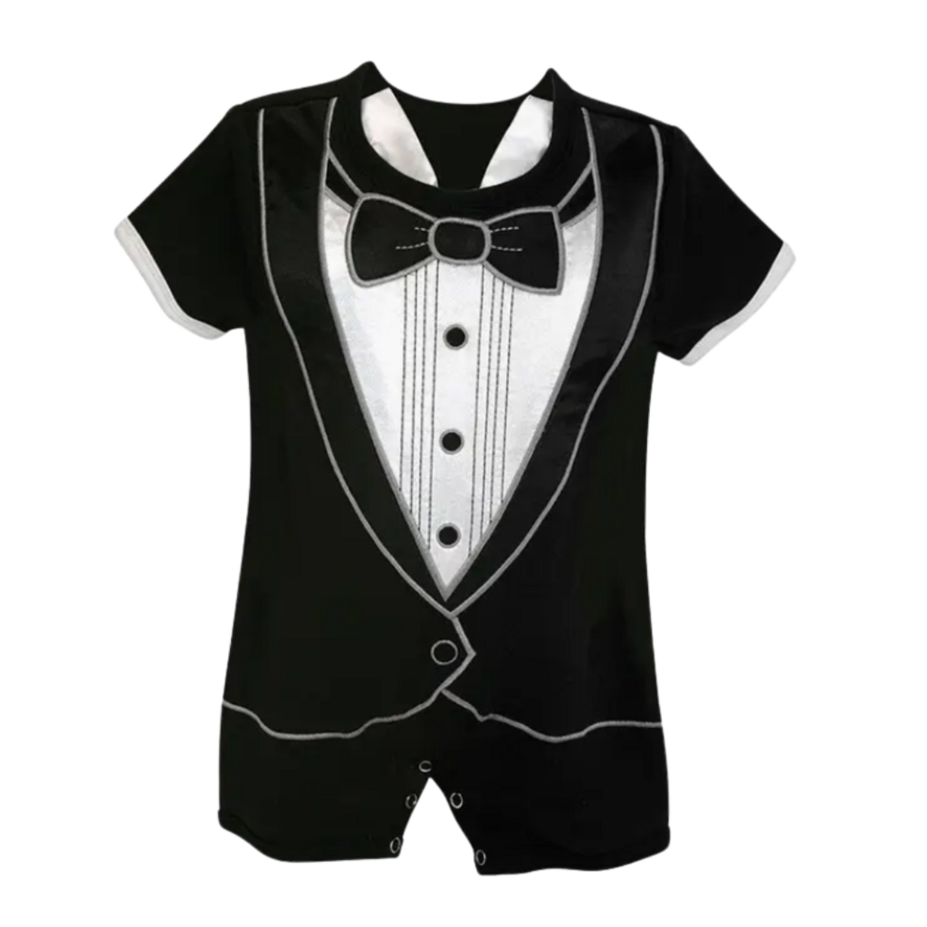 Short Romper Tuxedo