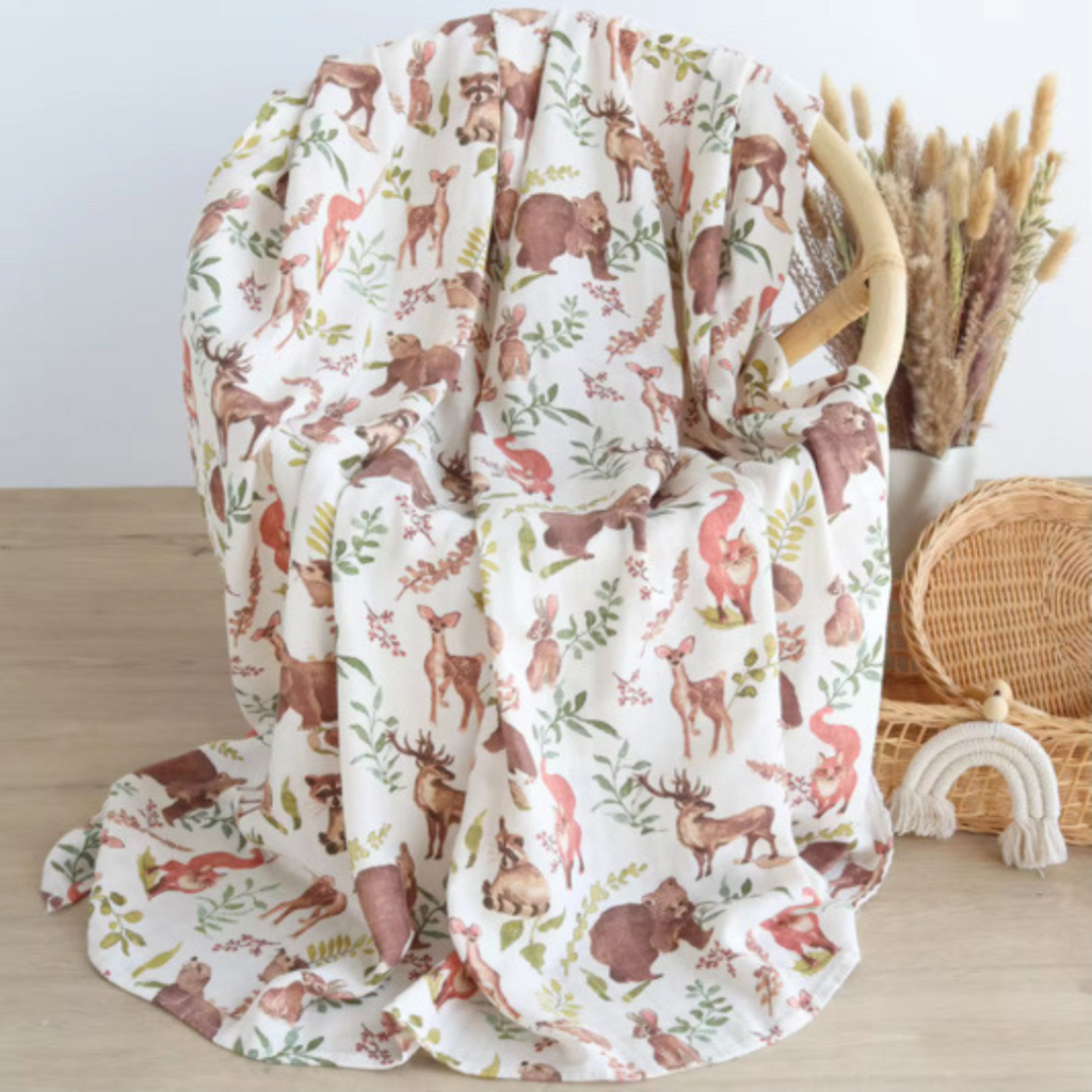 Forest Animals Swaddle