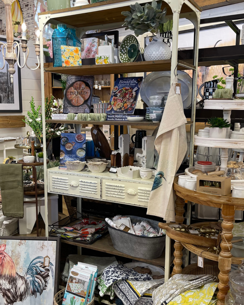 White Metal Rolling Shelf