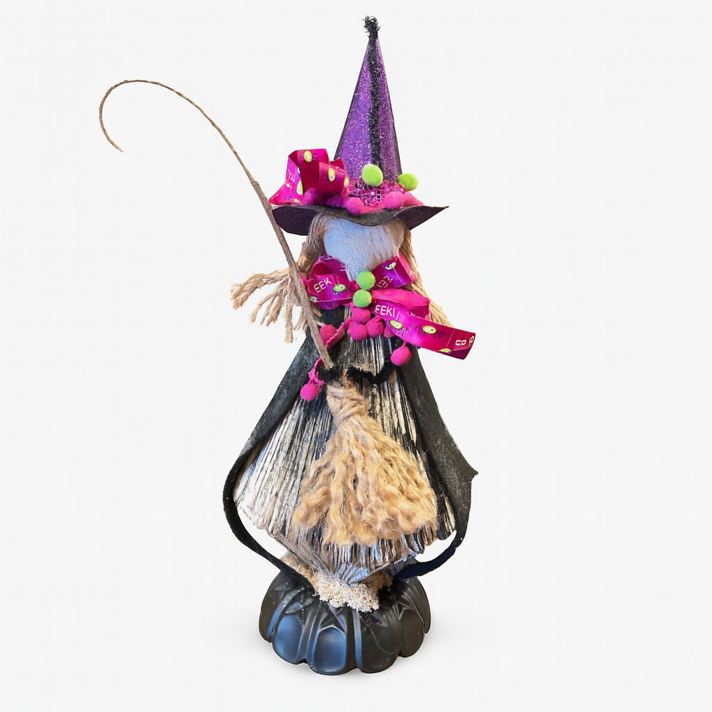 Handcrafted Halloween Eek Book Witch