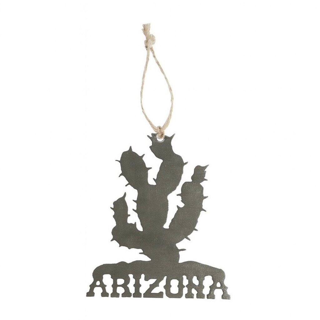 Arizona Cactus Metal Ornament