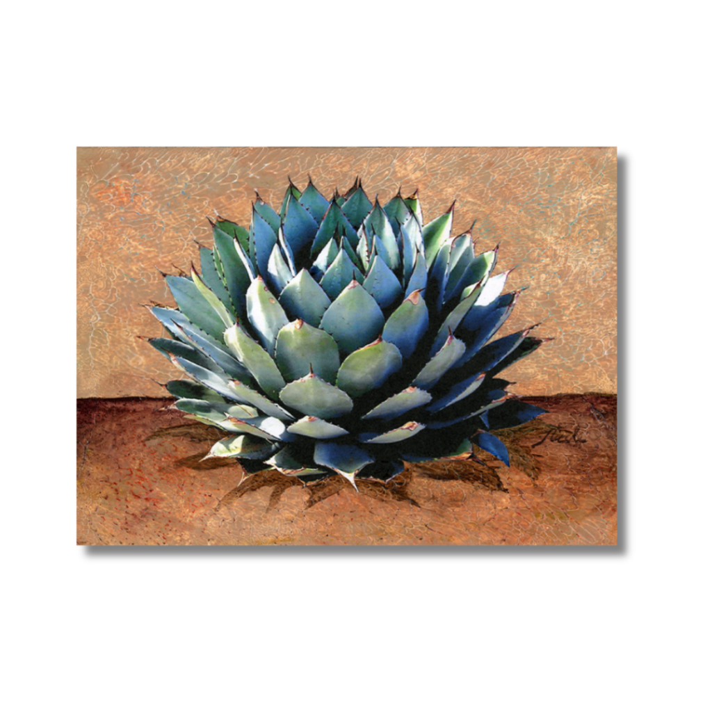 Artichoke Agave Cactus Greeting Card