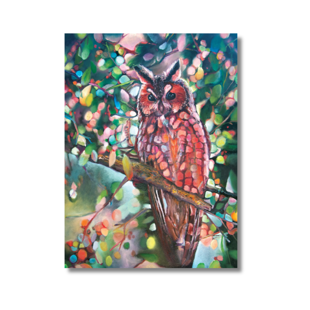 Night Owl Greeting Card