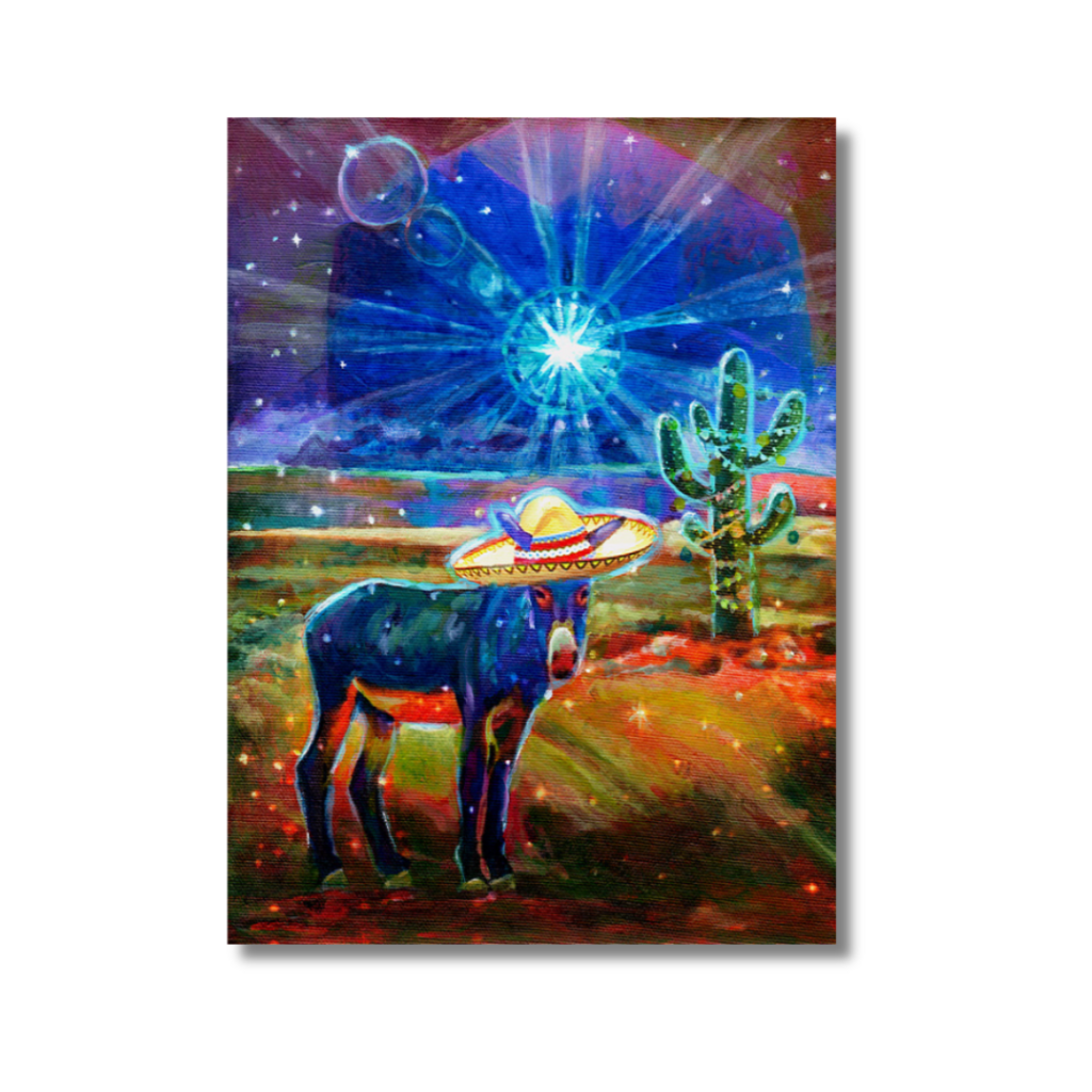 Quilted Sky Greeting Card