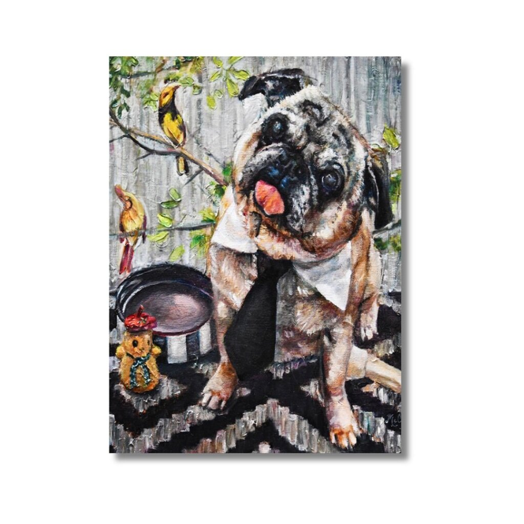 Sir Winston Greeting Card