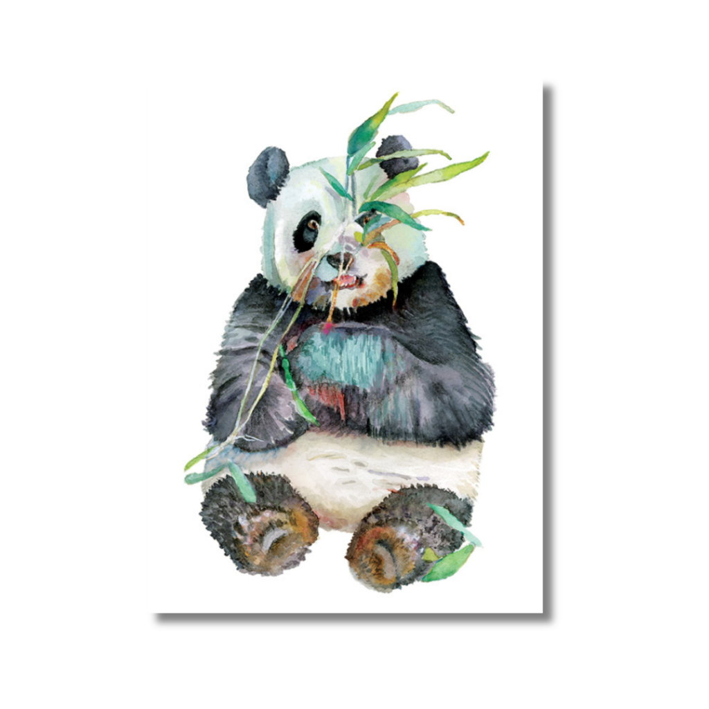 NM Panda Greeting Card