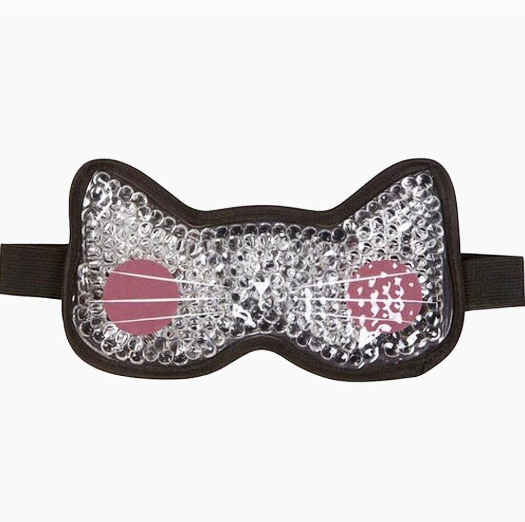 Black Cat Gel Beads Eye Mask