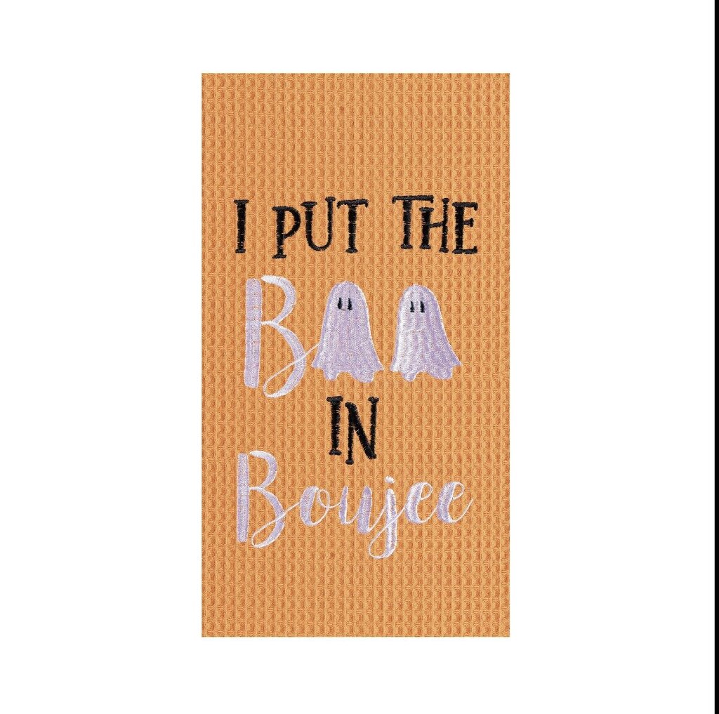 Halloween Frequent Flyer Kitchen Towel