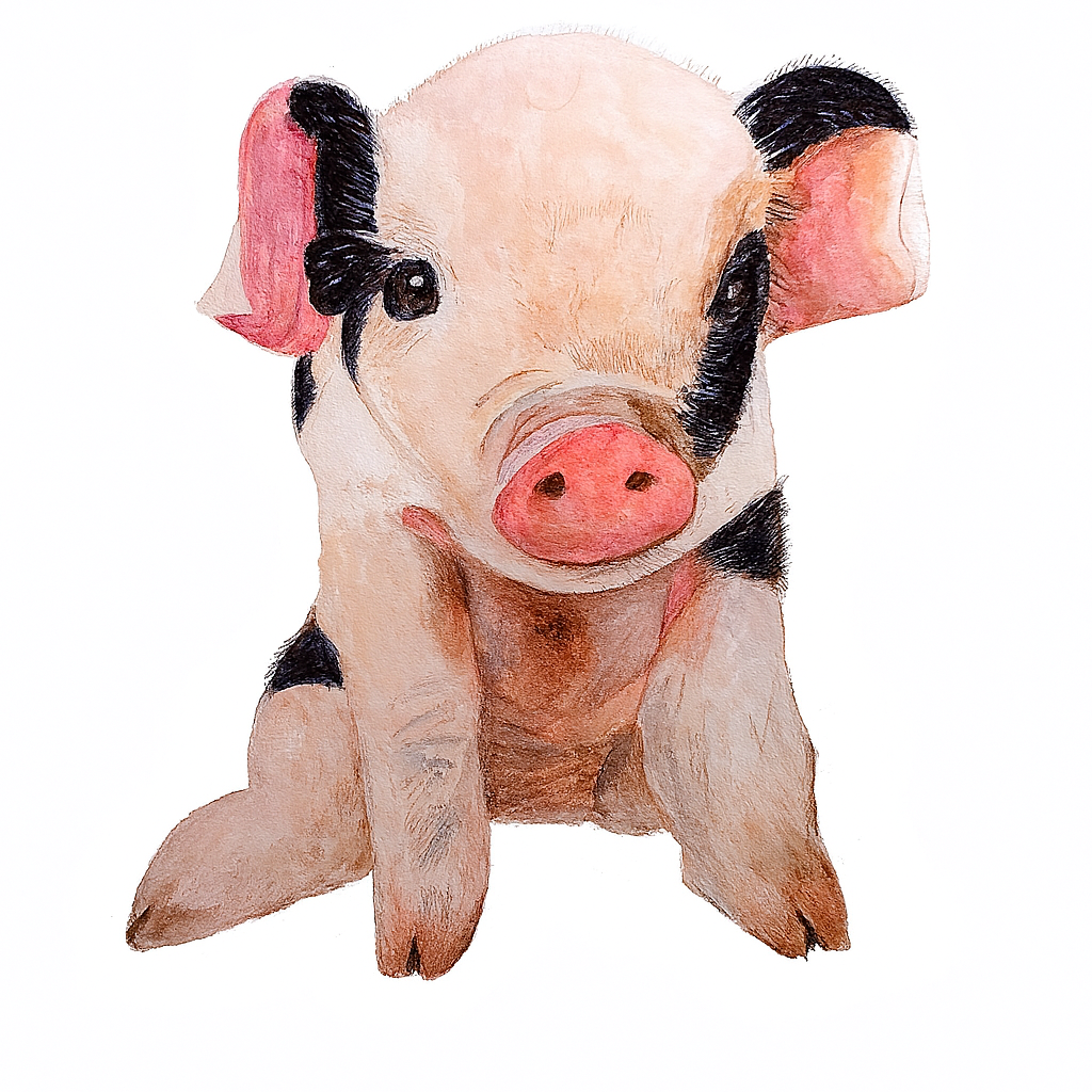 11x14 Prints - Dolly Pig