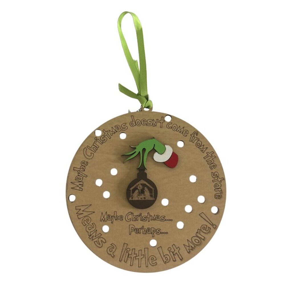 “A Little Bit More” Christmas Ornament