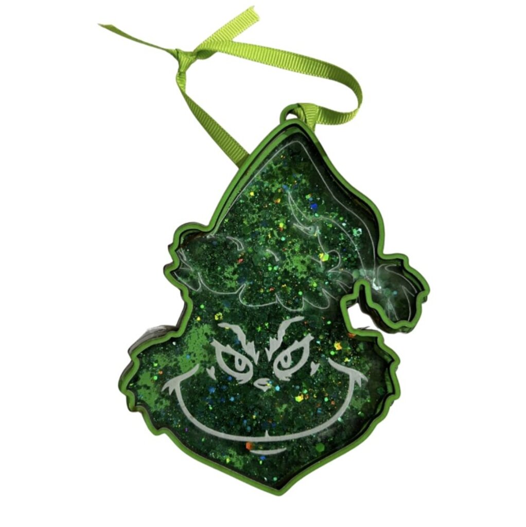 Glitter Grinch Ornament
