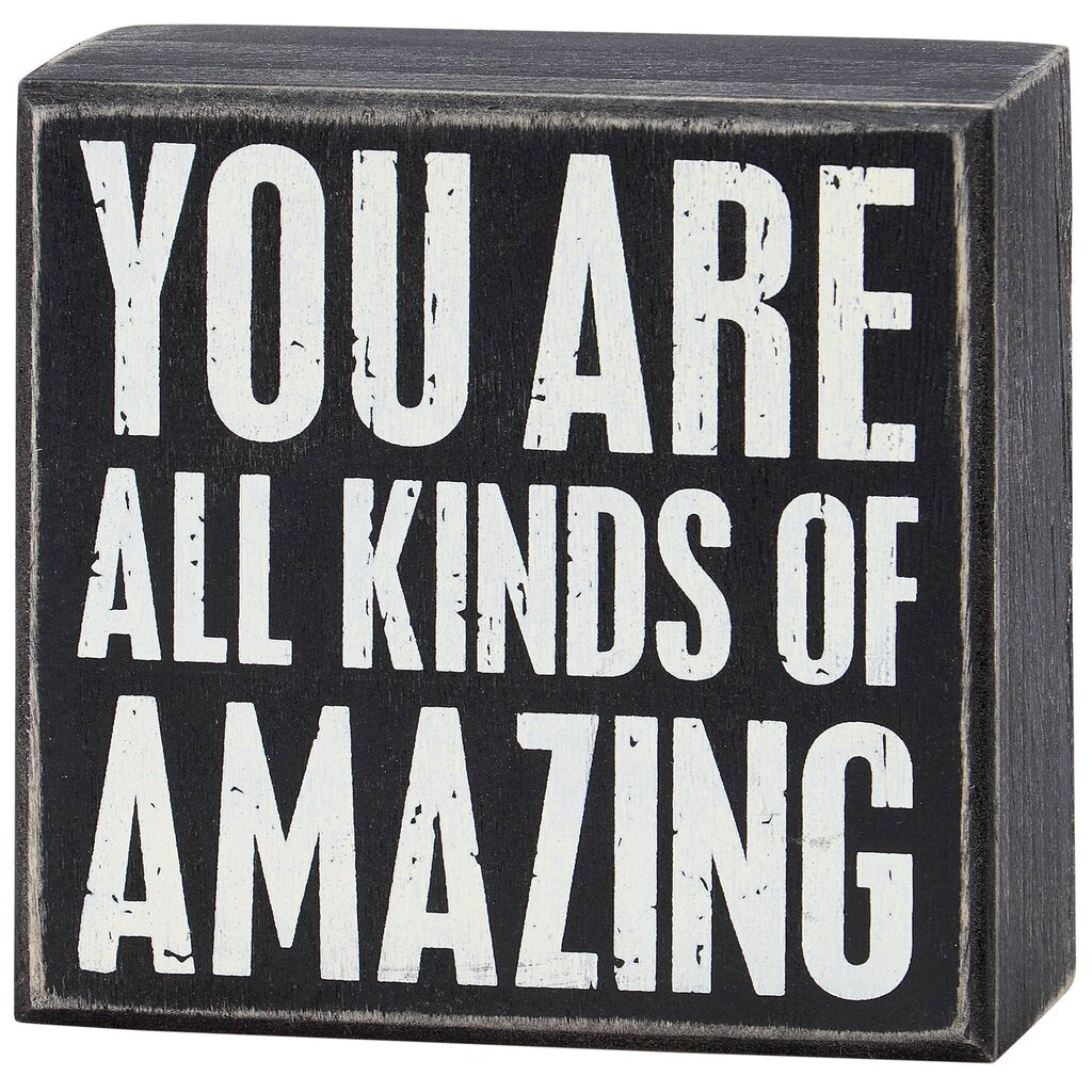 All Kinds Of Amazing Box Sign