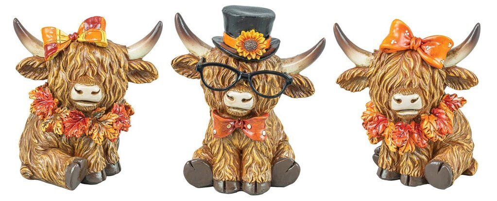 Harvest Highland Cow Tabletop