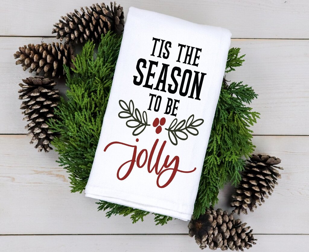 Tis the Season Tea Towel