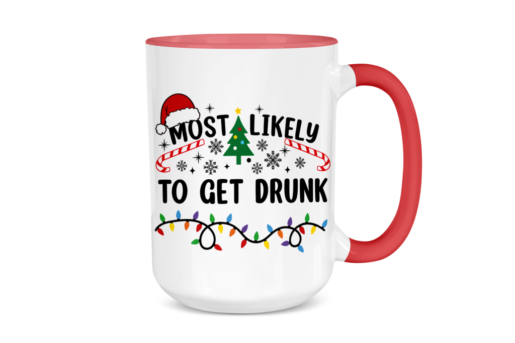 Most Likely to Get Drunk Holiday Mug