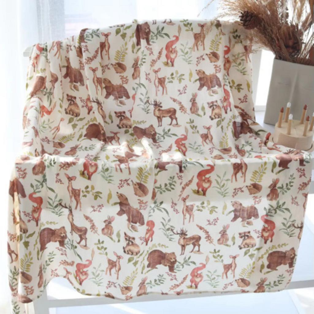 Forest Animals Swaddle