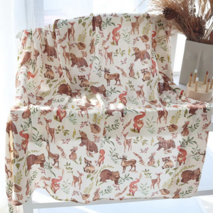 Forest Animals Swaddle