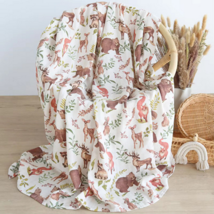 Forest Animals Swaddle