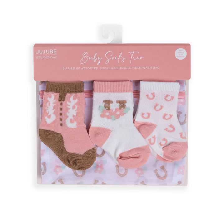 Bloomin Boot Baby Trio Socks