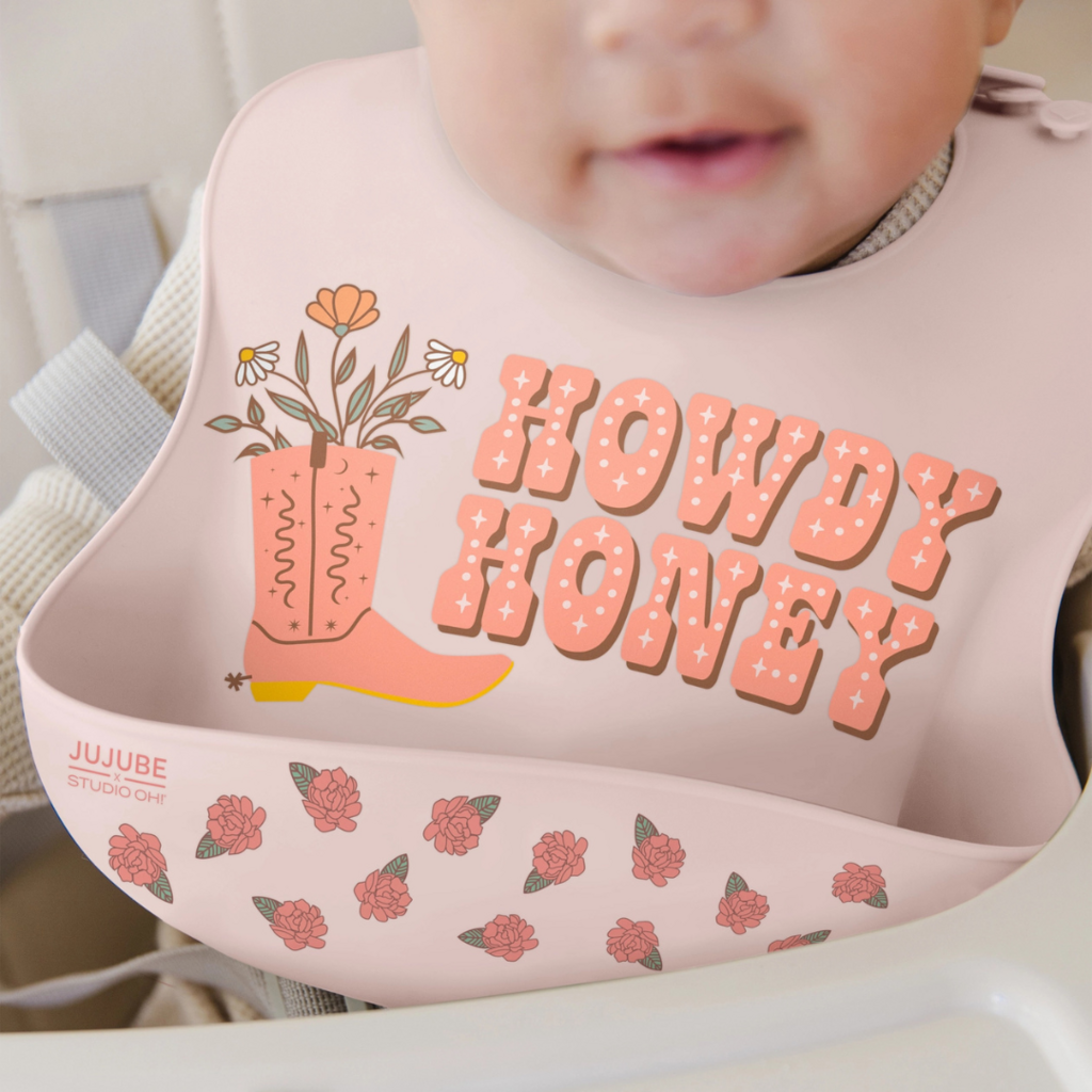 Bloomin Boot Silicone Bib
