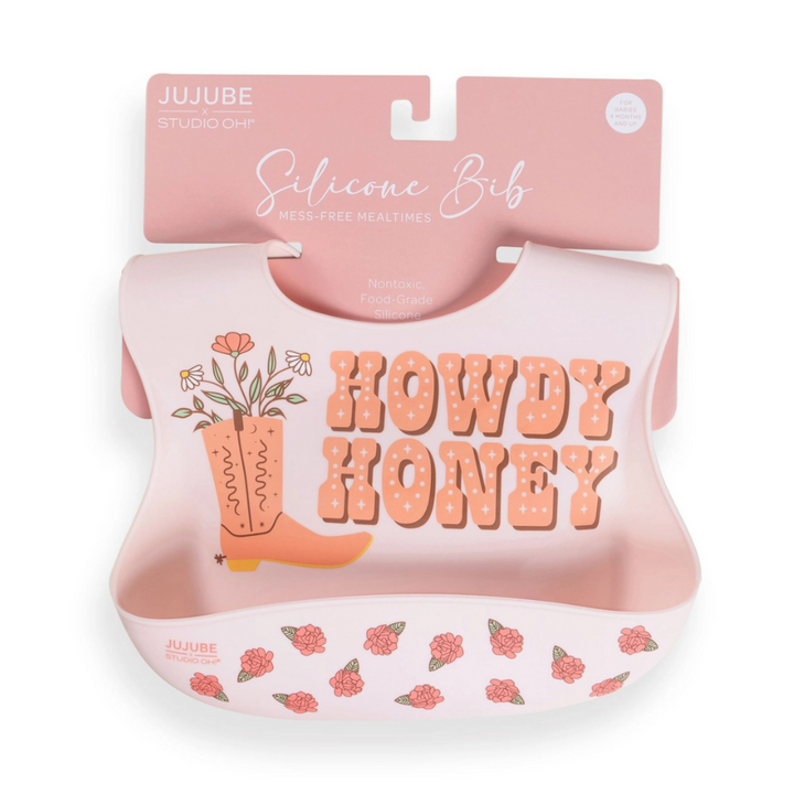 Bloomin Boot Silicone Bib