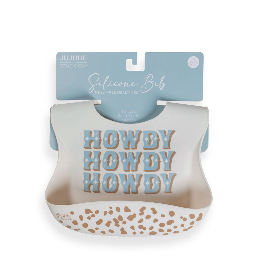 Howdy Partner Silicone Bib