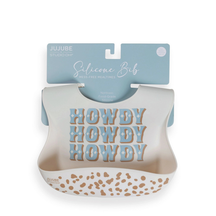 Howdy Partner Silicone Bib