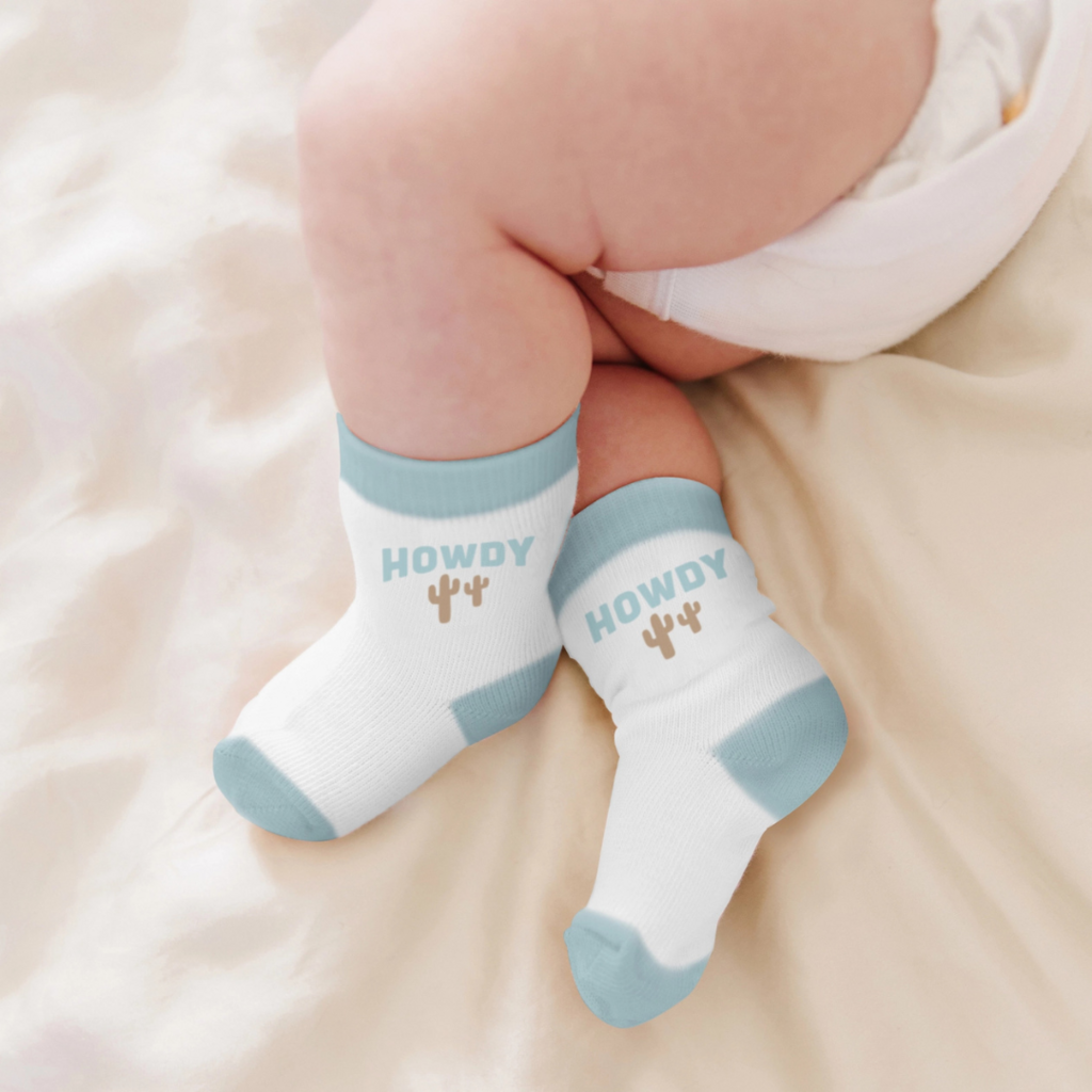 Howdy Partner Baby Trio Socks