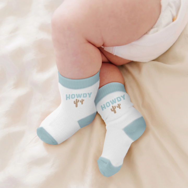 Howdy Partner Baby Trio Socks