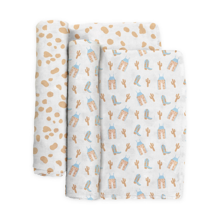 Howdy Partner Swaddle Blanket Set