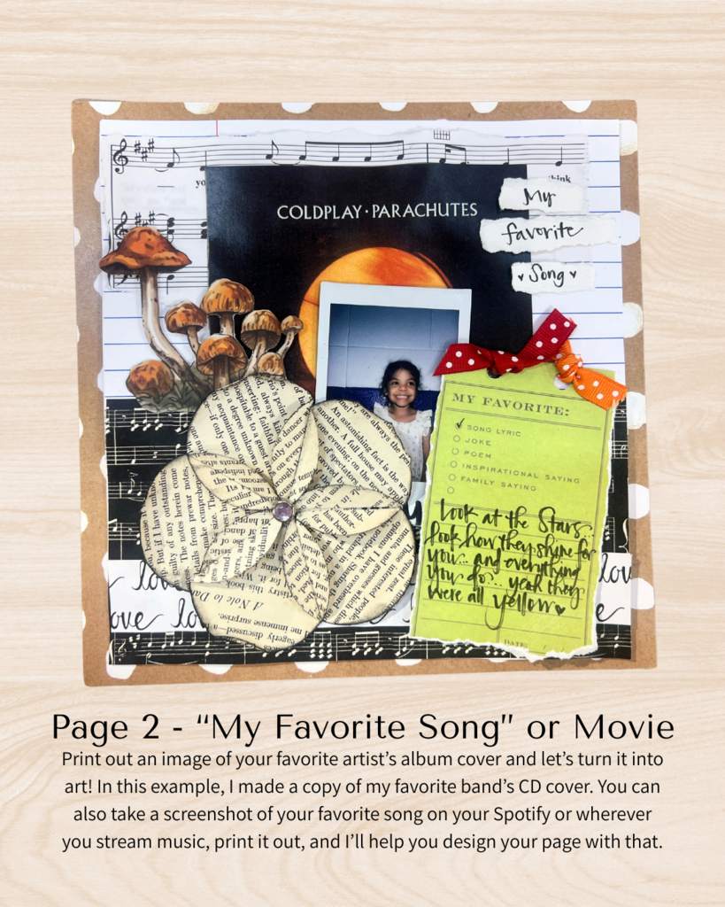 7/12 A Few of My Favorite Things Scrapbook Workshop