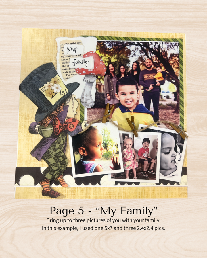 7/12 A Few of My Favorite Things Scrapbook Workshop