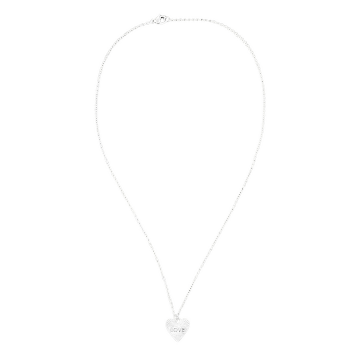 Silver Love Heart Necklace