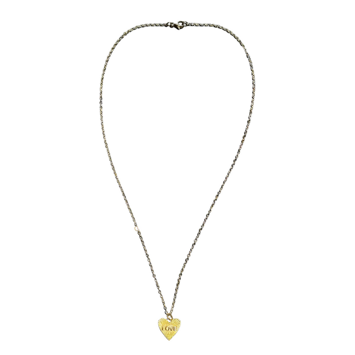 Gold Love Heart Necklace