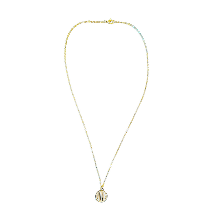 Gold Love Circle Necklace