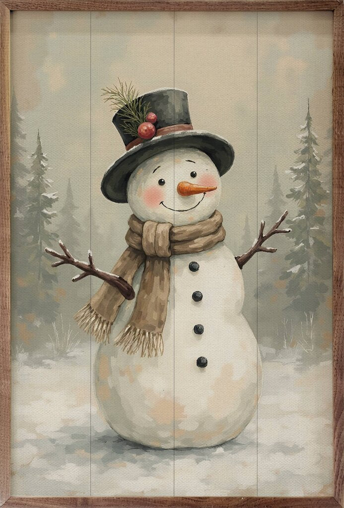 Snowman 10"x16"