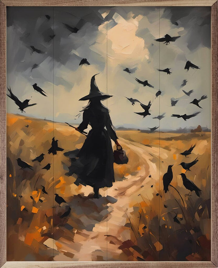 Witch On Path 16"x20"